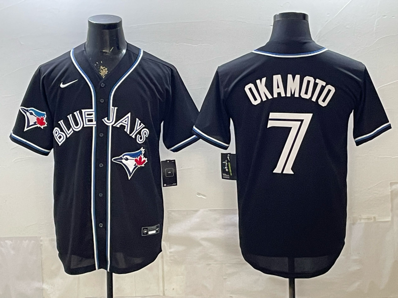 Men 2026 Toronto Blue Jays #7 Okamoto black Game Nike MLB Jersey 0527014->toronto blue jays->MLB Jersey